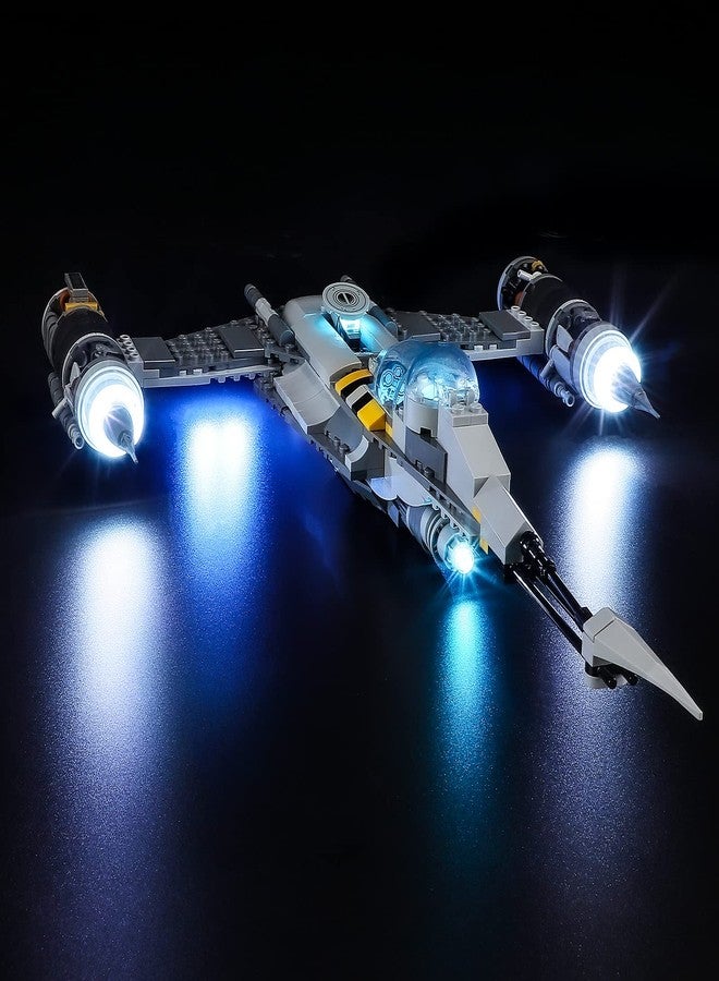 YEABRICKS LED Light Kit for Lego - Star Wars The Mandalorian's N-1 Starfighter Building Blocks Model, LED Light Set Compatible with 75325(Lego Set NOT Included) - Image 2